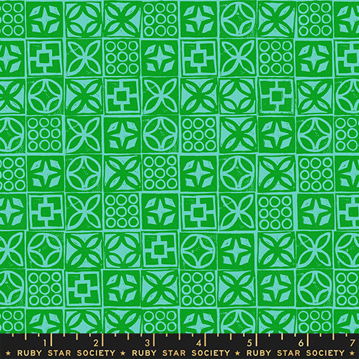 Moda Ruby Star Society Poolside Too RS5201 15 Verdant Tiles By The Yard