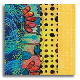 Free Spirit Pre-Cut 24 Block Rail Fence Quilt Kit - Dragonfly Dance - Blue