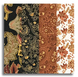 Hoffman Metallic Pre-Cut 24 Block Rail Fence Quilt Kit - Gilded Garden - Copper