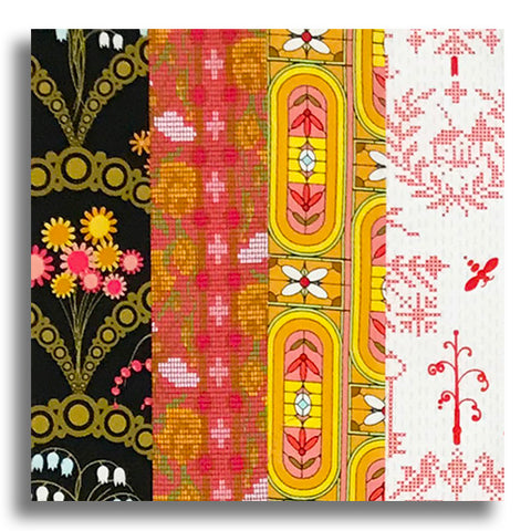 Matt's Andover Pre-Cut 24 Block Rail Fence Quilt Kit - Jinny - Raven