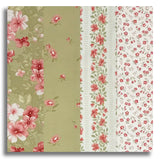 Studio E Pre-Cut 24 Block Rail Fence Quilt Kit - Elizabeth - Sage