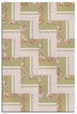Studio E Pre-Cut 24 Block Rail Fence Quilt Kit - Elizabeth - Sage