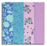 Free Spirit Pre-Cut 24 Block Rail Fence Quilt Kit - Tula's True Colors - Topaz