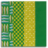 Matt's Moda Pre-cut 24 Block Rail Fence Quilt Kit - 1 800 Calico - Verdant