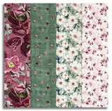 Blank Quilting Pre-Cut 24 Block Rail Fence Quilt Kit - Lush & Lavish