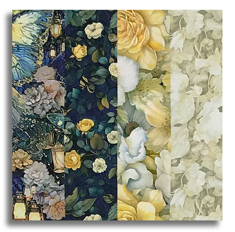 Matt's Timeless Treasures Pre-Cut 24 Block Rail Fence Quilt Kit - Lumiere