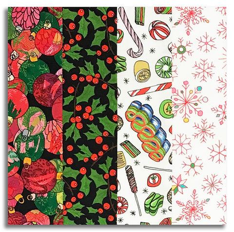 Matt's Windham Pre-Cut 24 Block Rail Fence Quilt Kit - Jolly Collage
