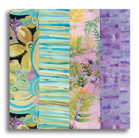 Free Spirit Pre-Cut 24 Block Rail Fence Quilt Kit - After The Rain