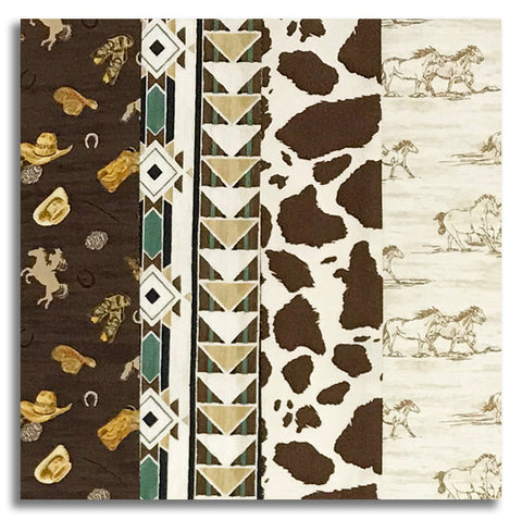 Matt's Riley Blake Pre-Cut 24 Block Rail Fence Quilt Kit - The Homestead