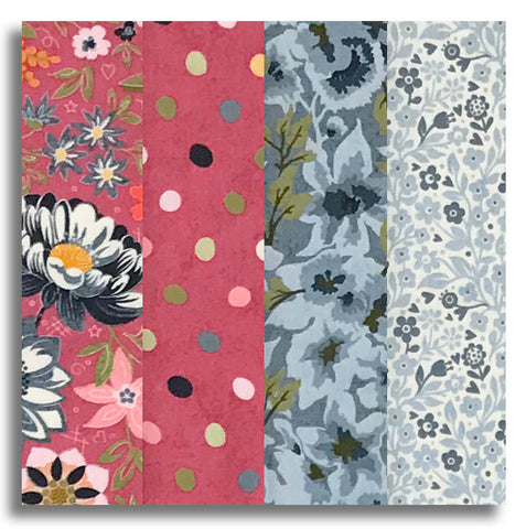 Moda Pre-cut 24 Block Rail Fence Quilt Kit - Fieldrush