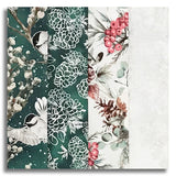Hoffman Metallic Pre-Cut 24 Block Rail Fence Quilt Kit - Cotton & Pine