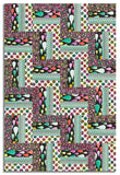 Matt's Free Spirit Pre-Cut 24 Block Rail Fence Quilt Kit - Prince Charming Deja Vu