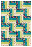 Riley Blake Pre-Cut 24 Block Rail Fence Quilt Kit - The Genesis Of A Journey