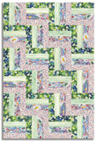 P&B Textiles Pre-Cut 24 Block Rail Fence Quilt Kit - Tree Of Life