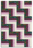 Matt's Andover Pre-Cut 24 Block Rail Fence Quilt Kit - Lush