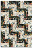 Matt's Free Spirit Pre-Cut 24 Block Rail Fence Quilt Kit - Last Fall In Japan