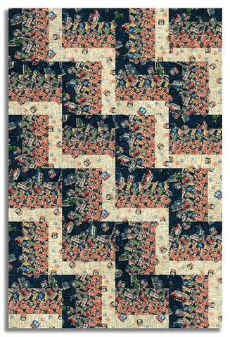 Matt's Northcott Pre-Cut 24 Block Rail Fence Quilt Kit - Historic Route 66