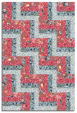 Moda Pre-cut 24 Block Rail Fence Quilt Kit - Fieldrush