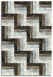 Matt's Northcott Pre-Cut 24 Block Rail Fence Quilt Kit - Shadow & Light
