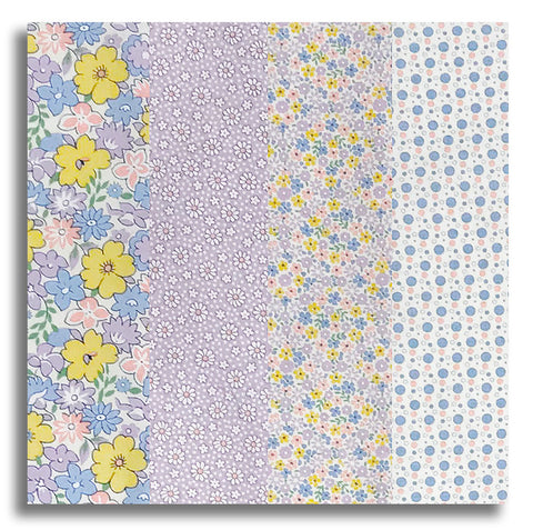 Moda Pre-cut 24 Block Rail Fence Quilt Kit - 30's Playtime 2025- Lilac