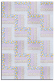 Moda Pre-cut 24 Block Rail Fence Quilt Kit - 30's Playtime 2025- Lilac