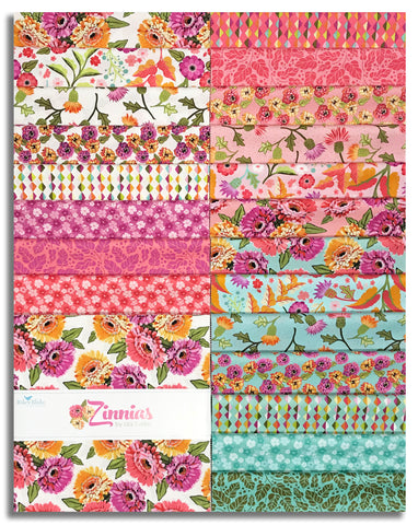 Riley Blake Pre-Cut 42 Piece 10" Stacker Layer Cake Squares 16690 42 - Zinnias