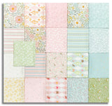 Riley Blake Pre-Cut 21 Piece Fat Quarter FQ 18320 21 - Little Posies