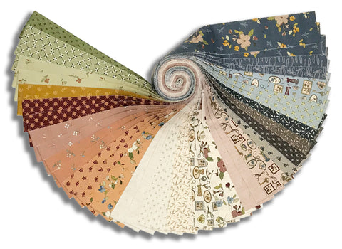 Riley Blake Pre-Cut 40 Piece 2 1/2" Rolie Polie Jelly Roll RP 18160 40 - Charmed & Treasured