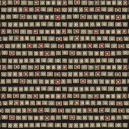 Henry Glass & Co. S Is For Sew 2850 99 Black Button Tape By The Yard