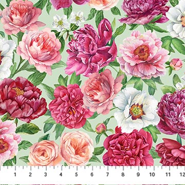 Northcott Blush SP25617 72 Light Packed Floral By The Yard
