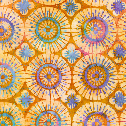 Kaufman Artisan Batiks – Retro-Regenbogen 22399 144 Pfirsich, Meterware