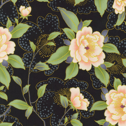 Kaufman Imperial Collection: Honoka 21931 2 Black By The Yard