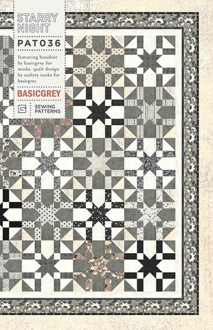 Sternennacht – Basicgrey Quiltmuster 036 digitaler Download