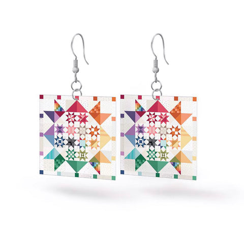 Riley Blake Leather Earrings - STLR-37629 - SHINE TOGETHER