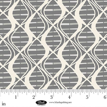 Blank Quilting Science Lab 3846 95 Dark Gray Geometric By The Yard
