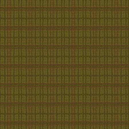 Henry Glass & Co. Scrappenstance F9797 66 Avocado Medium Uneven Plaid Flannel By The Yard