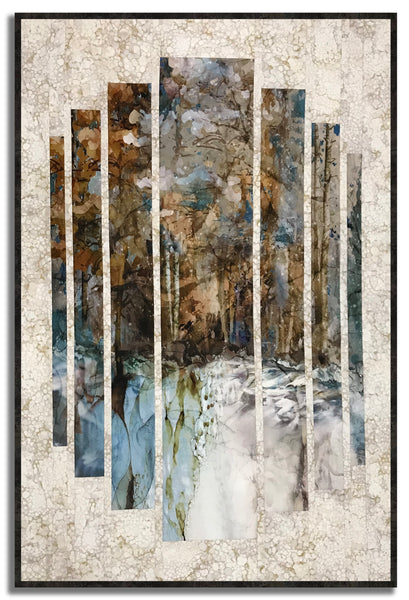 Northcott Secret Window Panel Wall Hanging Quilt Kit - Highland View