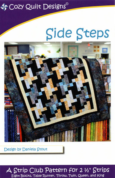 SIDE STEPS - Cozy Quilt Designs Pattern DIGITAL DOWNLOAD – Jordan Fabrics