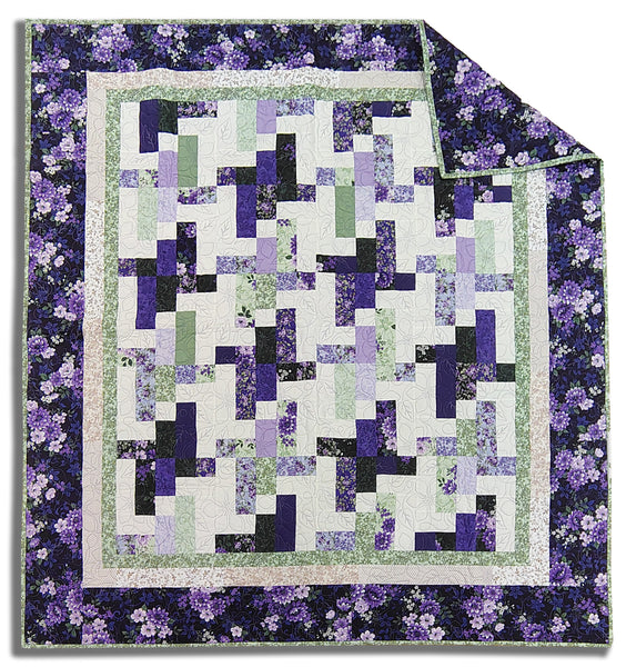 Side Steps Quilt 58 x 67" Fully Finished Sample Quilt -  Georgina