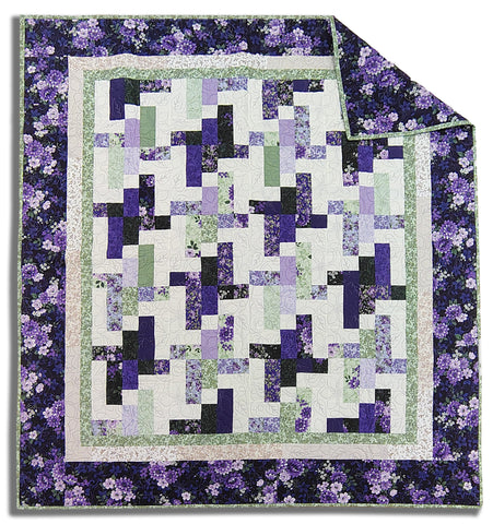 Side Steps Quilt 58 x 67" Fully Finished Sample Quilt -  Georgina