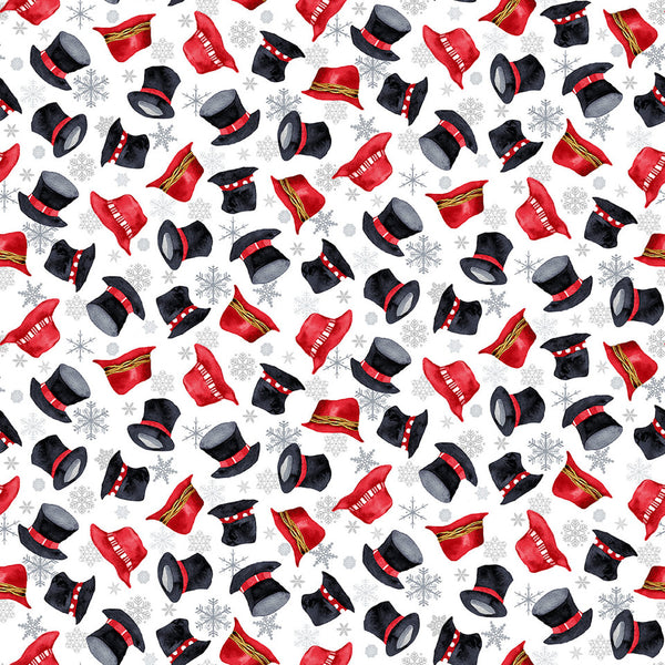 Henry Glass & Co. Snow Crew 1295 89 Multi Tossed Hats By The Yard