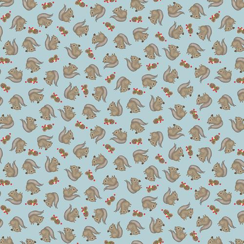 Studio E Snowman's Dream 7040 13 Gray Tossed Squirrels By The Yard