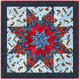 Northcott Lone Star Wall Hanging Kit - Includes Pre-Cut Strips - Stars & Stripes 12