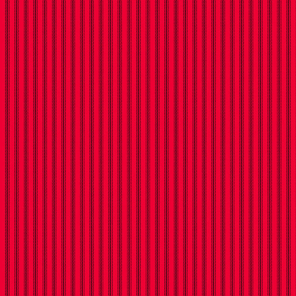 Henry Glass & Co. Stitching Housewives Stripes 9828 88 Red Black Ticking Stripe On Red By The Yard