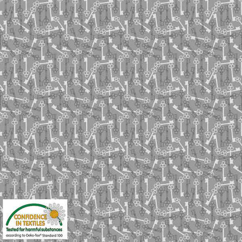 Blank Quilting Stof Best Bits 4512 750 Gray Keys By The Yard