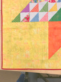 Sugar Cookie Quilt 72 x 72" Fully Finished Sample Quilt - Moda Zinnia