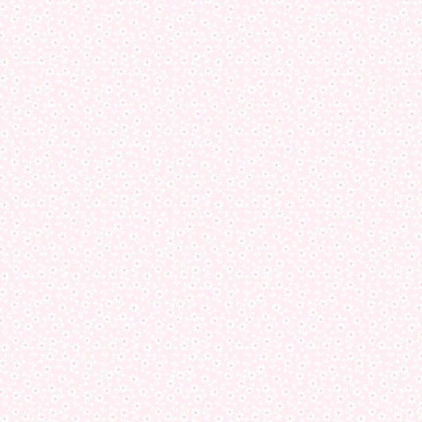 Poppie Cotton Elise EE25510 Sweet Daisy Soft Pink By The Yard