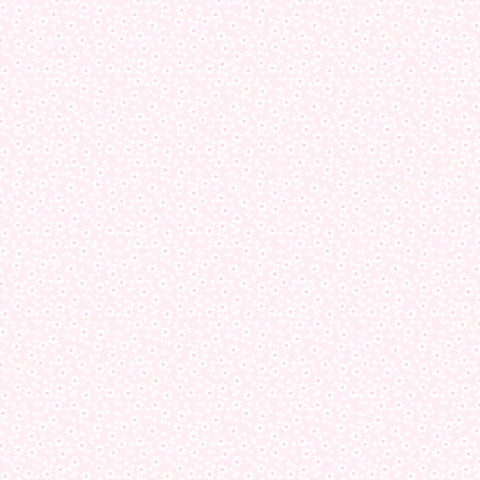 Poppie Cotton Elise EE25510 Sweet Daisy Soft Pink By The Yard