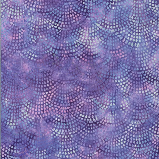Hoffman Batik T2400 223 Orchid Dotty Scallop By The Yard
