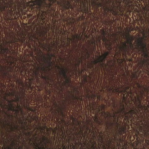 Hoffman Batik Autumns Finest T2435 6 Brown Woodgrain 3 YARDS